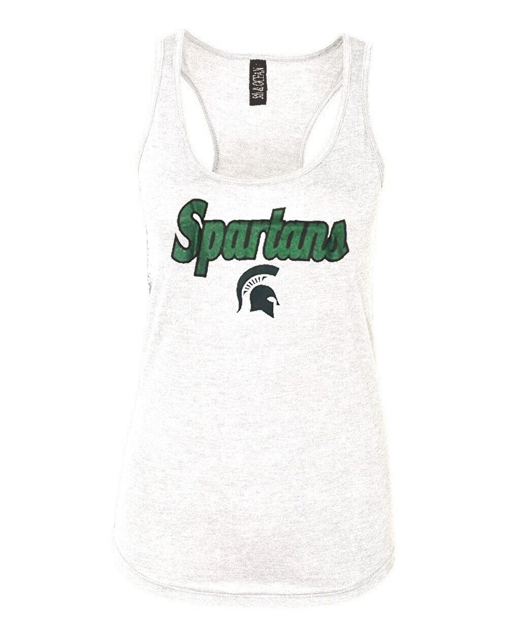 Michigan State Spartans 5th & Ocean NCAA Women's Bi Blend Jersey Tank Top